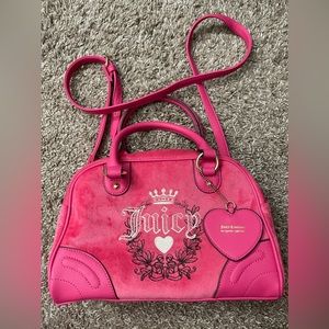 Juicy Couture Pink Velour Bag